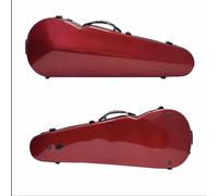 Viola Case, ligero, de fibra de carbono, ajustable, de 15 a 17 pulgadas, con correas de transporte, para adultos y niños.(Red)