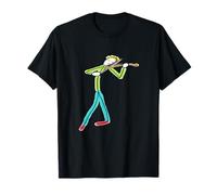 Viola Jugando Stickman Camiseta