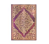 Viola Midi Lined Hardcover Journal, 144pg, 120GSM by Paperblanks (Diamond Rosette): Hardcover, 120 gsm, ribbon marker, memento pouch, elastic closure