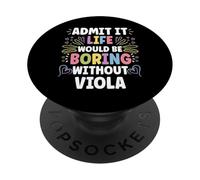 Viola Personalized Name Funny Cute Custom Viola Name PopSockets PopGrip Adhesivo