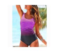 (viola-XL) Disfraz da bagno intero sexy senza schienale da donna, disfraz da bagno da donna, disfraz