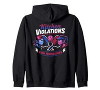 Violaciones de Cocina Pickleball Jugador del Juego Pickleball Lover Sudadera con Capucha