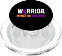 Violencia Doméstica Guerrero - Conciencia sobre la Violencia Doméstica PopSockets PopGrip para MagSafe
