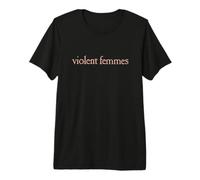 Violent Femmes - Producto Oficial - Logotipo autotitulado Camiseta Premium