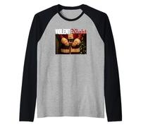 Violent Night Movie Logo and Santa Hammer Camiseta Manga Raglan
