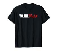 Violent Night Movie Logo and Santa Hammer Front & Back Camiseta