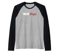 Violent Night Movie Logo Camiseta Manga Raglan