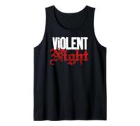 Violent Night Santa Hammer In Hand Front & Back Camiseta sin Mangas