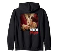 Violent Night Santa Hammer In Hand Sudadera con Capucha