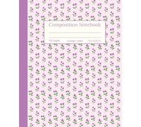 Violet and Pink Harmony - Composition Notebook: College-Ruled Book - 110 Pages - Elegant Coquette Floral Wrap-Around Design - Perfect for School, Work, or Journaling - 7.5 x 9.25 in - Soft Matte Cover