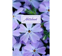 Violet Blue Flowers In The Garden: Notebook