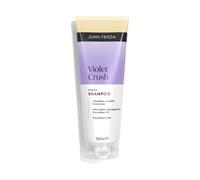 John Frieda Violet Crush Champú Neutralizador | Elimina Tonos Amarillos y Cobrizos | Rubio Más Frío y Luminoso | Con Pigmentos Violetas y Provitamina B5 | Cabello Rubio y Platino | 250 ml