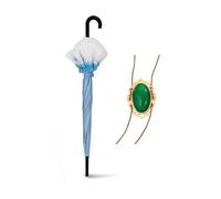 Violet Evergarden Cosplay Props Anime Verde Piedra Colgante Collar Anime Props Paraguas Fuentes Pen Sets Prop Accesorios