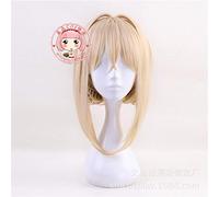 Violet Evergarden Peluca de Cosplay Peluca de pelo rubio claro sintético resistente al calor Pelucas de Cosplay para Mujer Anime Violet Evergarden MZ-1219