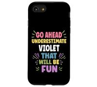 Violet Personalized Women's Gift Custom Violet Carcasa para iPhone SE (2020) / 7/8