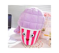(Violeta, 50 cm/19,69 pulgadas) Peluche de palomitas de maíz, peluche de animal, sofá, almohada, regalo de dibujos