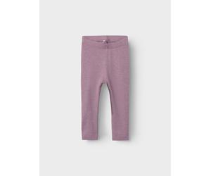 Violeta Básico Tejido Acanalado Leggings