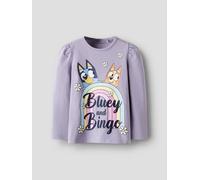 Violeta Bluey Top De Manga Larga
