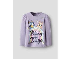 Violeta Bluey Top De Manga Larga