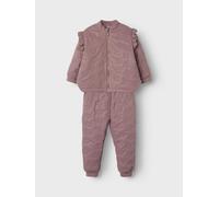 Violeta Con Brillos Conjunto Acolchado