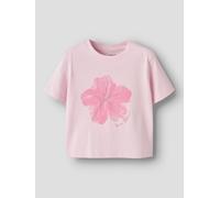 Violeta Estampado Con Brillos Camiseta