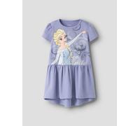 NAME IT Vestido 'NMFMomsa Frozen' piel / azul pastel / lila claro / plata 92 piel / azul pastel / lila claro / plata