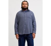 Violeta Hombres Cotton/Organic/Cotton Plus Size Camisa Corte Regular EU4XL US2XL EU