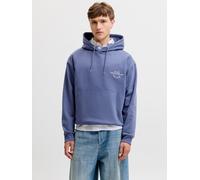 Violeta Hombres Cotton Sudadera Con Capucha Impresión Posterior XXL EU