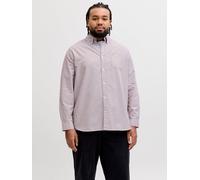 Violeta Hombres Organic/Cotton/Polyester/Cotton Plus Size Camisa Oxford Corte Regular EU4XL US2XL EU