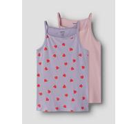 NAME IT Camiseta térmica lila / lila pastel / rojo 158-164 EUR