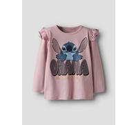 Violeta Stitch Top De Manga Larga