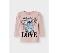 Violeta Stitch Top De Manga Larga