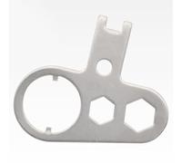 Violiica 2 herramientas de servicio de inflador eléctrico BCD para válvula de tanque, color plateado