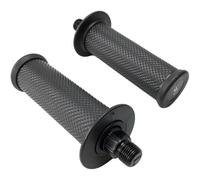 Violiica 2 manijas de bicicleta estacionarias de 14 mm, agarre antideslizante para equipo de ejercicio, color negro