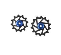 Violiica 2 poleas traseras de cerámica 12T+14T para rueda jockey, ejes Sram para cadenas de 9/10/11 velocidades, negro/rojo/azul/dorado/verde