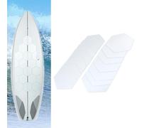 Violiica 22 almohadillas de tracción transparentes para tablas de surf, calcomanías de agarre antideslizante, tablas de surf, tablas de remo, calcomanías de vinilo antideslizantes de 6.3 x 5.5