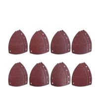 Violiica 40 hojas de lija con 11 agujeros para lijadora de palma Bosch PSM 100A, juego de grano mixto (60/80/120/180/240/320/400/800) para madera y metal