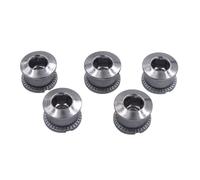 Violiica 5 pernos de biela para cadena de bicicleta de montaña - Tornillos y tuercas de manivela de acero con rosca M8, versión larga y corta para manivela de 2 piezas