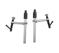 Violiica Abrazadera de sujeción de acción rápida, paquete de 2 para agujero de perro de 16 mm, rango de 160 mm, clip de banco de carpintería, cierre de metal para mesa de taller