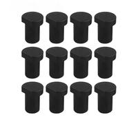 Violiica Abrazaderas de banco de aleación de aluminio, 12 unidades, diseño de perfil delgado para bancos de trabajo de agujero de perro de 19 mm/20 mm, topes de banco de carpintería para fresar y