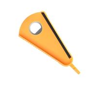 Violiica Abrebotellas y latas multifuncional 5 en 1 con agarre antideslizante, para tapas y tarros difíciles, adecuado para personas mayores y manos débiles, amarillo