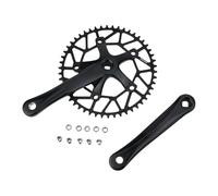 Violiica Biela ultraligera hueca 130Bcd 5058T con manivela de 170 mm para plegado de carretera y bicicletas eléctricas para cadenas de velocidad 9/10/11