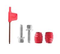 Violiica Brake Olive and Barb para manguera de freno hidráulica SRAM, púas roscadas Torx T8, accesorios de acero, paquete de 5 o 2 unidades con llave, rojo