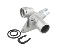 Violiica Brida de salida de agua refrigerante para A4 1.8T 2002-2006 Construcción de aluminio reemplaza 06B121132E 06B121132B Parte del motor de fácil instalación