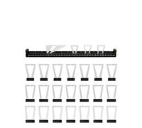 Violiica Calibre preciso de trazado de espiga de cola de milano con 6 relaciones y regla móvil, herramienta de carpintería de aleación de aluminio para empalme de tablero y conexiones de ángulo recto