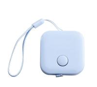 Violiica Cinta métrica suave retráctil de 1,5 m para costura corporal, para mini portátil con cordón, azul