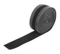 Violiica Cinta termoadhesiva negra de 5 m para acortar y reparar pantalones, material de polipropileno de poliéster, 2,5 cm de ancho