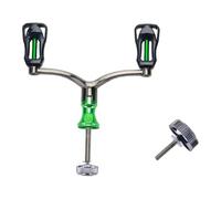 Violiica CNC Metal Dual Handle Replacement for 1000 2000 3000 Series Casting Fishing Reels, Black