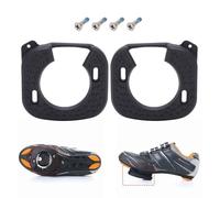 Violiica Cubierta de tacos para pedales Speedplay para pavimento X1 X2 X5 y para modelos ultraligeros ABS y material de resina para bicicleta de carretera, plateado y negro