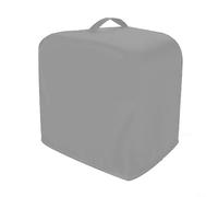 Violiica Cubierta para máquina de hielo para encimera portátil con correa ajustable, tela Oxford impermeable, asas de protección contra el polvo, 33 x 43 x 38 cm (gris)